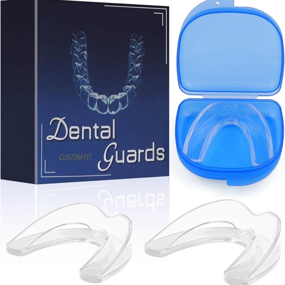 Mouth Guard Anti Grinding Protect Adult Clenching 2 Pack Clear Sports C2